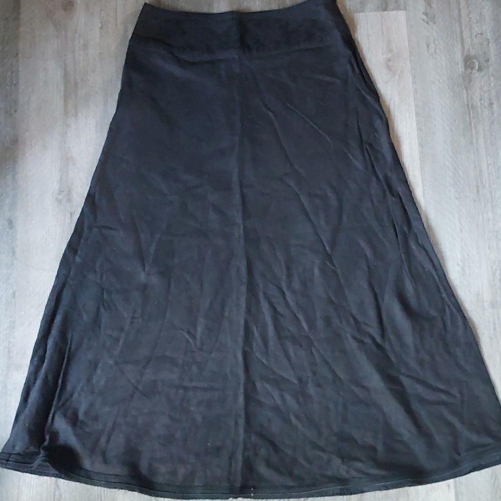 Talbots Cotton Embossed Maxi Skirt Embroidery Vintage Whimsigoth 6